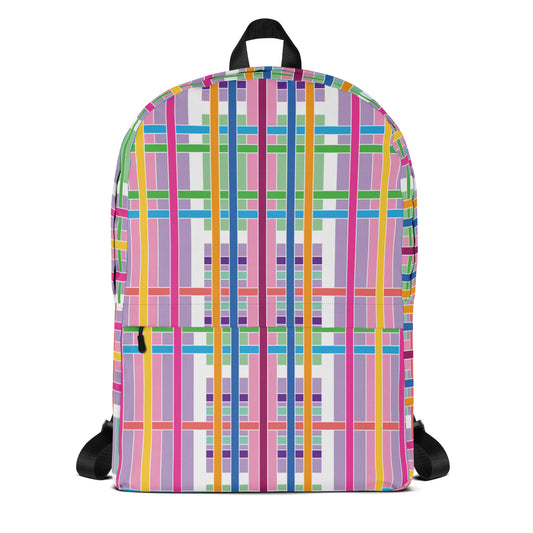 Candy Plaid Backpack