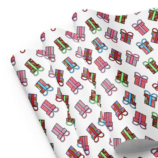 Gift Me Presence Wrapping Paper Sheets