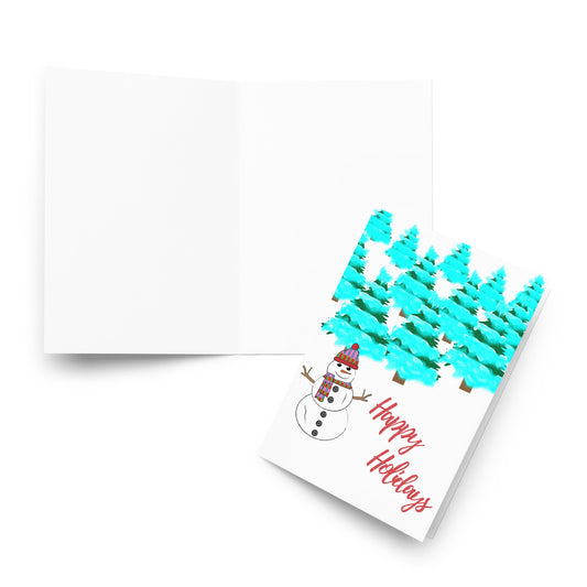 Snowbawdy Holiday Card (Blank)