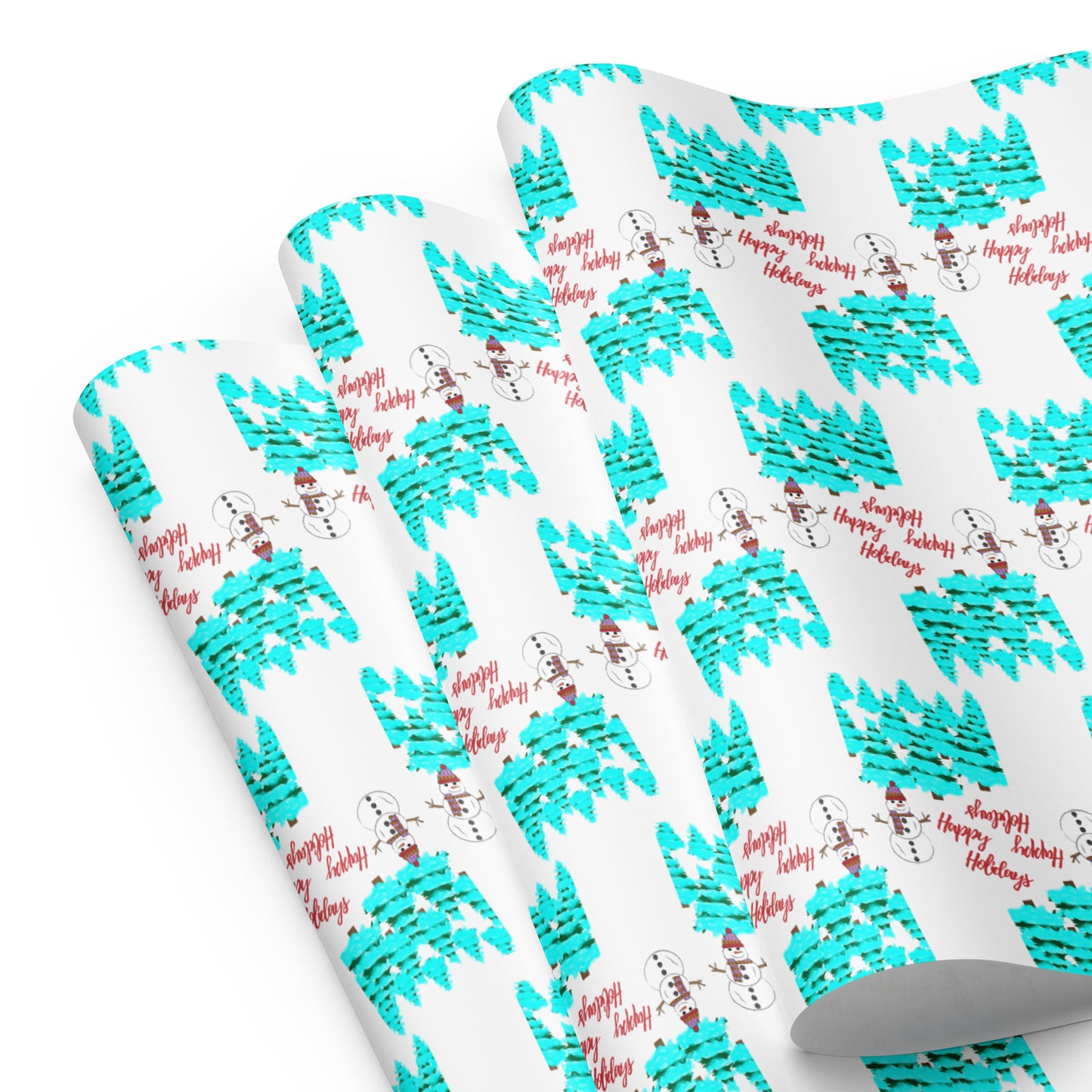 Snowbawdy Wrapping Paper Sheets