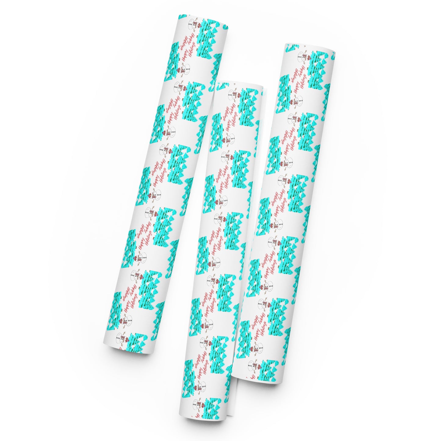 Snowbawdy Wrapping Paper Sheets