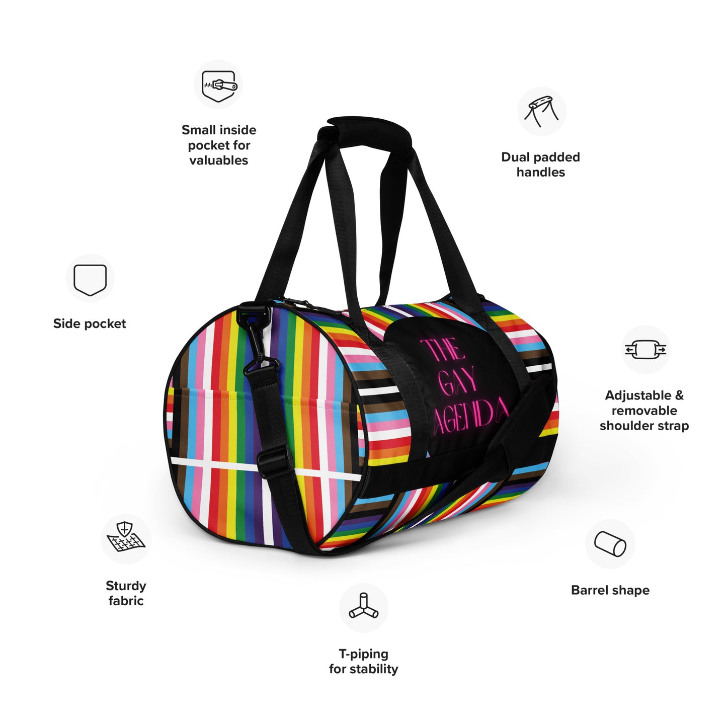 The Gay Agenda Gym Bag